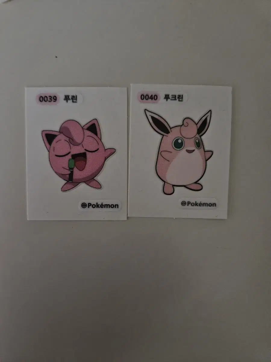 포켓몬스터 푸린, 푸크린 띠부씰