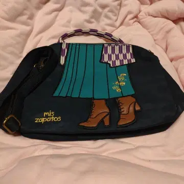 MIS ZAPATOS B-7022 숄더백 라운드형 2WAY 기모노 패턴