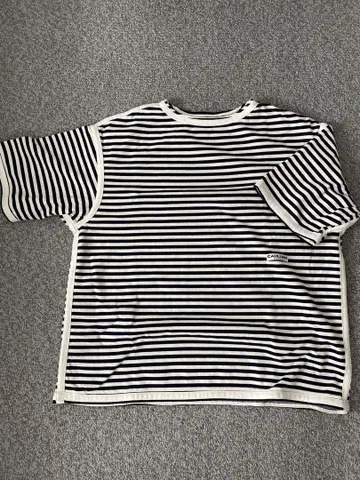 CAHLUMN 카우 라무 보더 티 네이비 XL