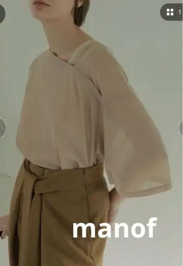 MANOF 레이어드 오프 숄더 톱스 마노프