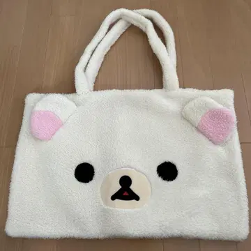 리락쿠마 모코모코 페이스 백 코리락쿠마