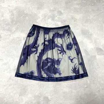 비비안 탐 파워 인터넷 드래곤 용 스커트 3중