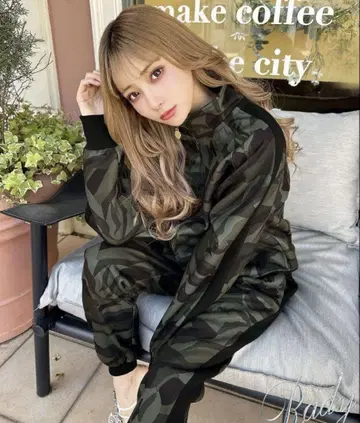 Rady 레이디 밀플뢰 카모플라주 패턴 셋업
