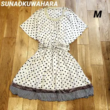 SUNAOKUWAHARA 스나오쿠와하라 도트 튜닉 원피스 M