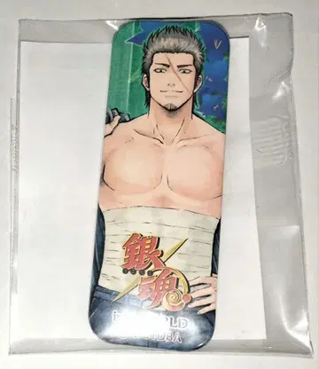 은혼 곤도 이사오 롱 스퀘어 캔뱃지 꽃과 새, 달과 바람 J-WORLD