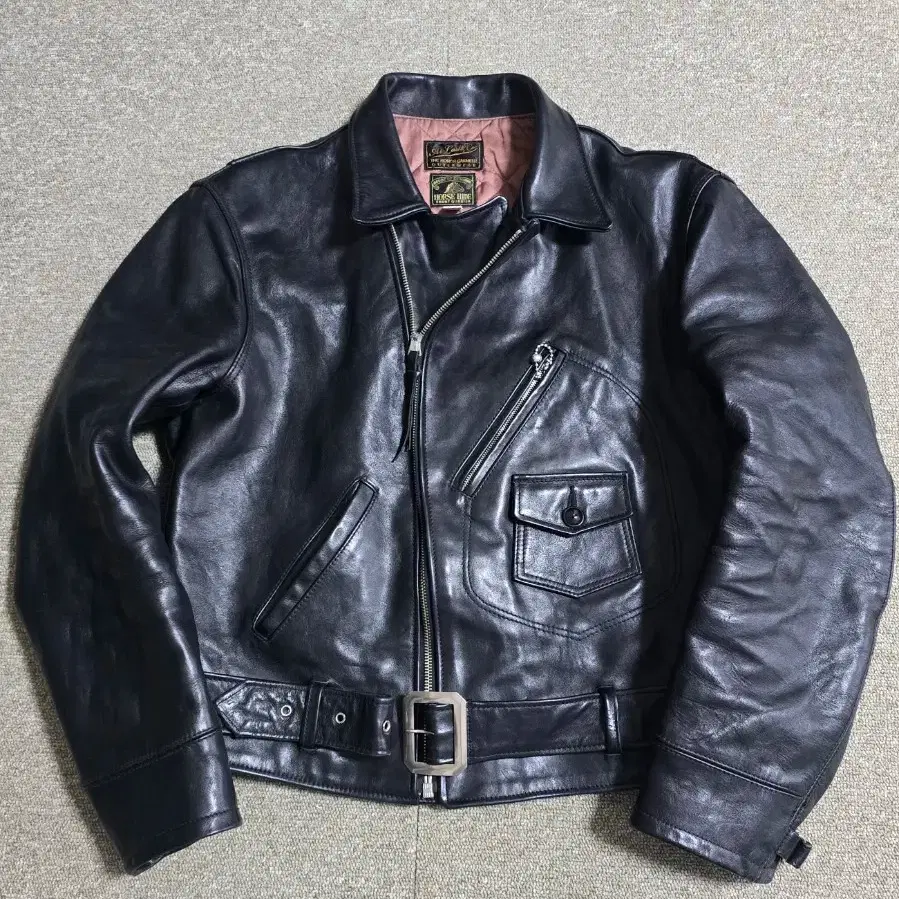 Timeoneclothing ATRACO Horsehide 731 Sports Riders Leather Jacket