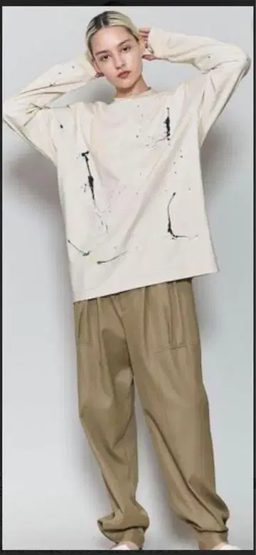roku DRIPPING LONG SLEEVE 롱 T