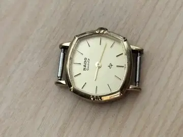 진품 RADO 라도 700.9015.3 골드 팔각형 작동품