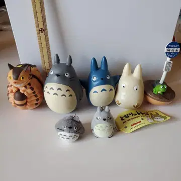 토토로 기립 인형 세트.