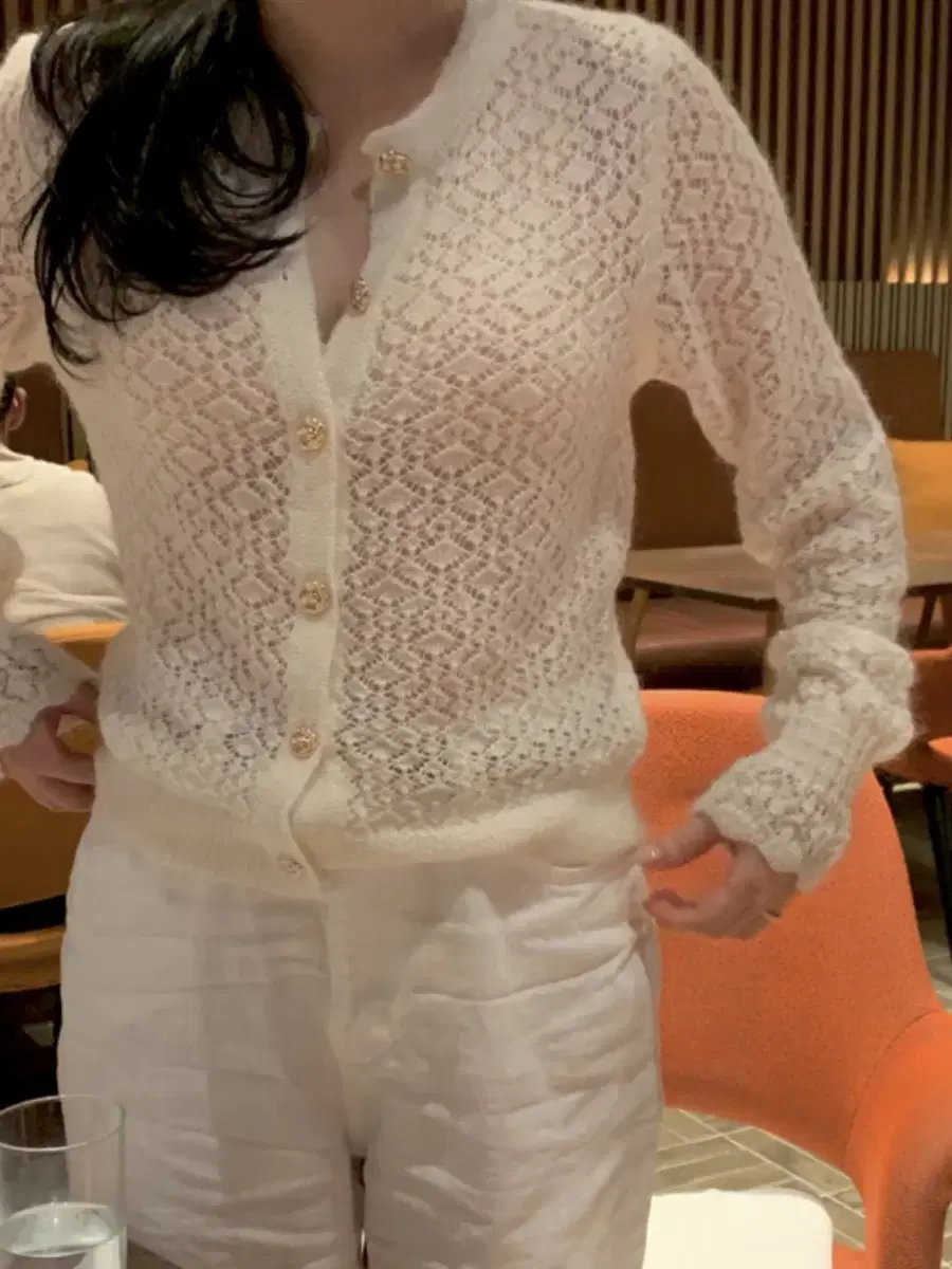 Lori mu Scasi Mohair Cardigan