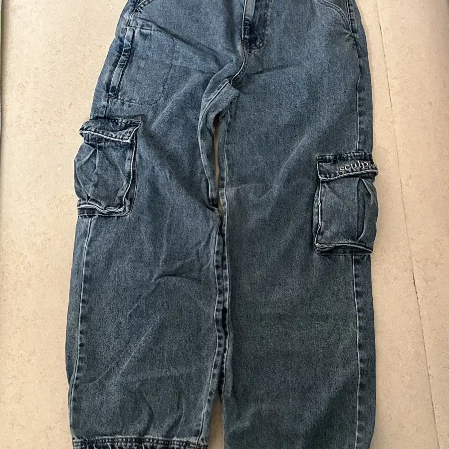 ★SCULPTOR★ Acid Cargo Jogger Pants Vintage Tint SC24S403BL Designer fashion, Seoul-fully created | W Concept