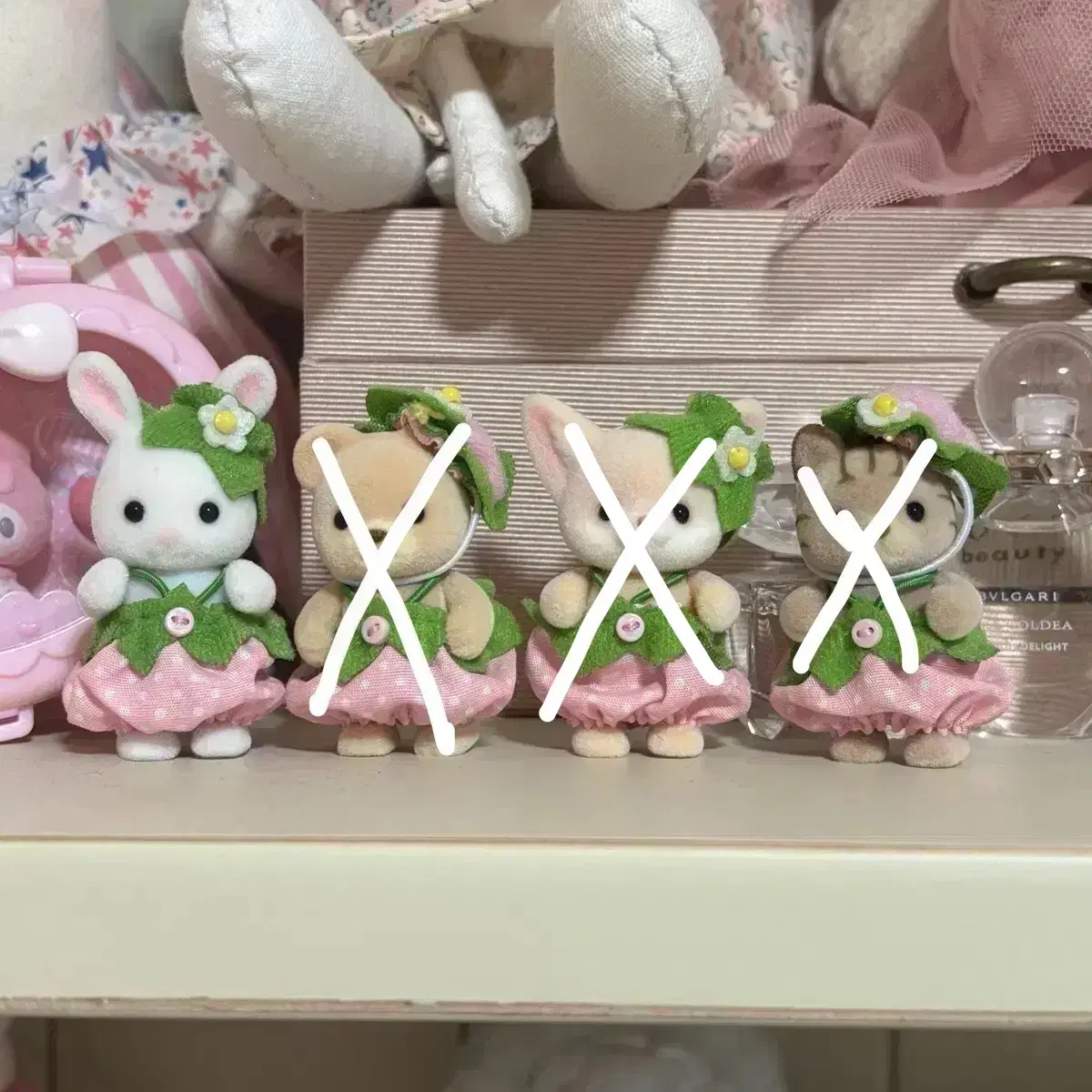 실바니안 모여라 딸기 분철