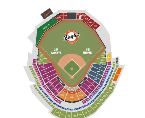 May 18 (Sun) Hanwha VS SSG 1st Base 1st Floor Infield Reserved Seat A