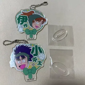 닌타마 란타로 데코 부채 키체인 젠포우지 이사쿠 나나마츠 코헤이타
