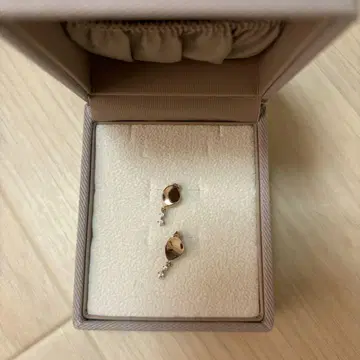 ete 비쥬 귀걸이 핑크 골드
