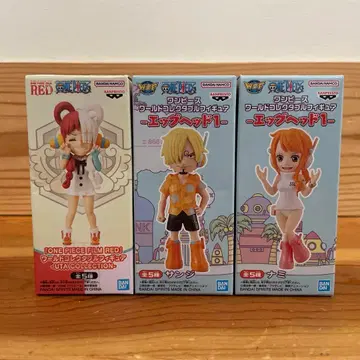 미개봉 원피스 월드 컬렉션 우타 상디 나미 에그 헤드