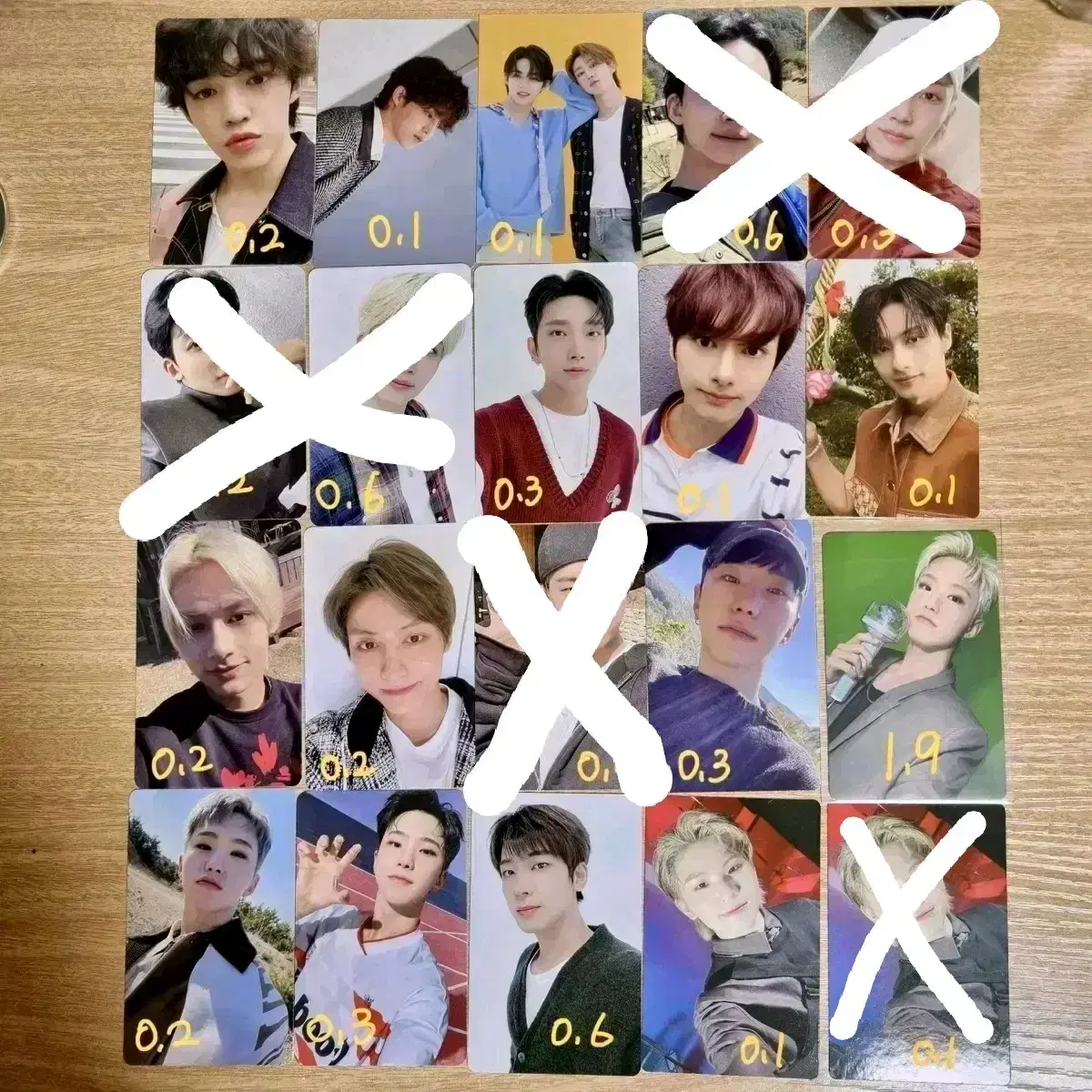 세븐틴  포카, 구성품 일괄 양도