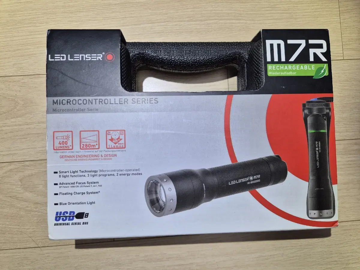 LEDLENSER [M7R] (8307R) 400 Lumen Flashlight/Handheld