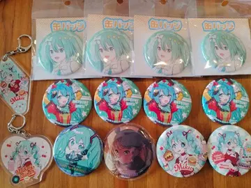 하츠네 미쿠 캔뱃지 아크링 키링 묶음 판매 14개