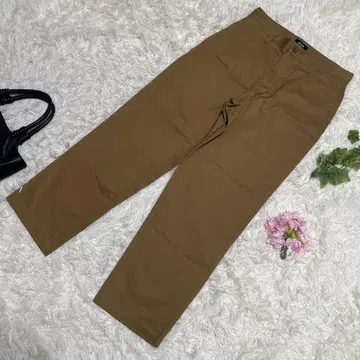 컨디션 최상 HUF 슬랙스 브라운 베이지 면100% w30 남성용 M