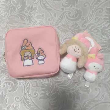 mizutama 산리오 마이멜로디 파우치 봉제 인형 키링