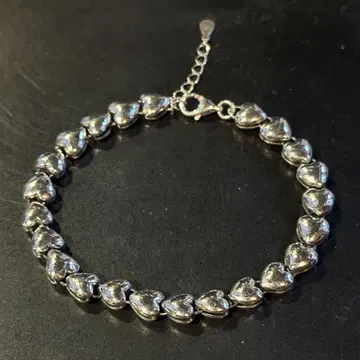 SILVER925 HEART BRACELET/실버/팔찌