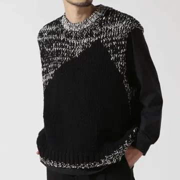 YOKE 요크 Intarsia Crewneck Vest 니트 베스트 2