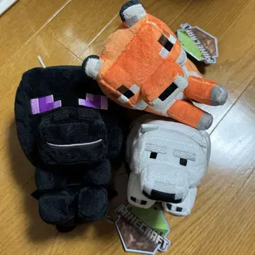 마인크래프트 봉제 인형 여우 북극곰