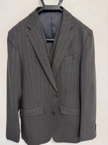 SUITS SELECT 차콜 그레이 3피스 수트 Y4