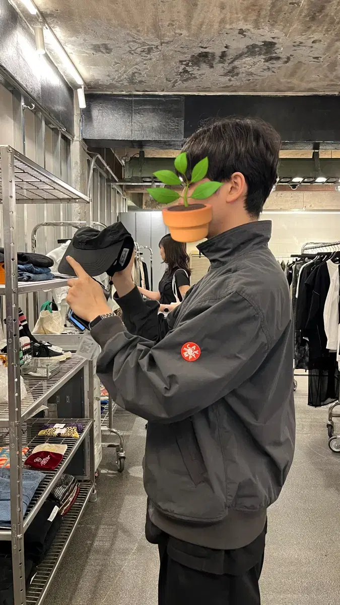 Cav Empt STAND COLLAR ZIP JACKET