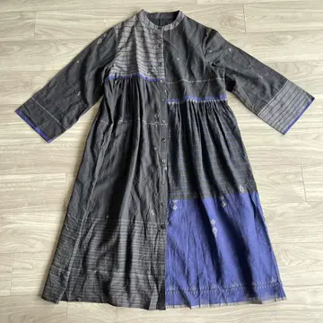 Maku textiles 인도 카디 잼다니 셔츠 원피스