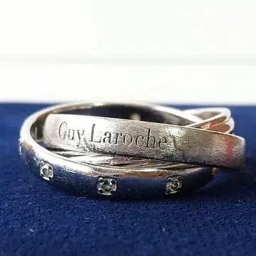 Guy Laroche 기라로쉬 라 트리니테 실버 반지 다이아몬드