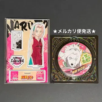 NARUTO 벌스데이 생일 캔뱃지 명장면 디오라마 피규어 사쿠라