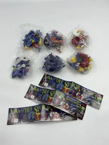 뱀파이어 세이버 캡콤 리얼 피규어 6개 세트