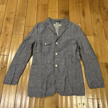 새상품급 OMNIGOD 헴프 소재 테일러드 자켓 그레이 size3