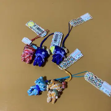 2994 헬로키티 크레이프 원단 마스코트 스트랩