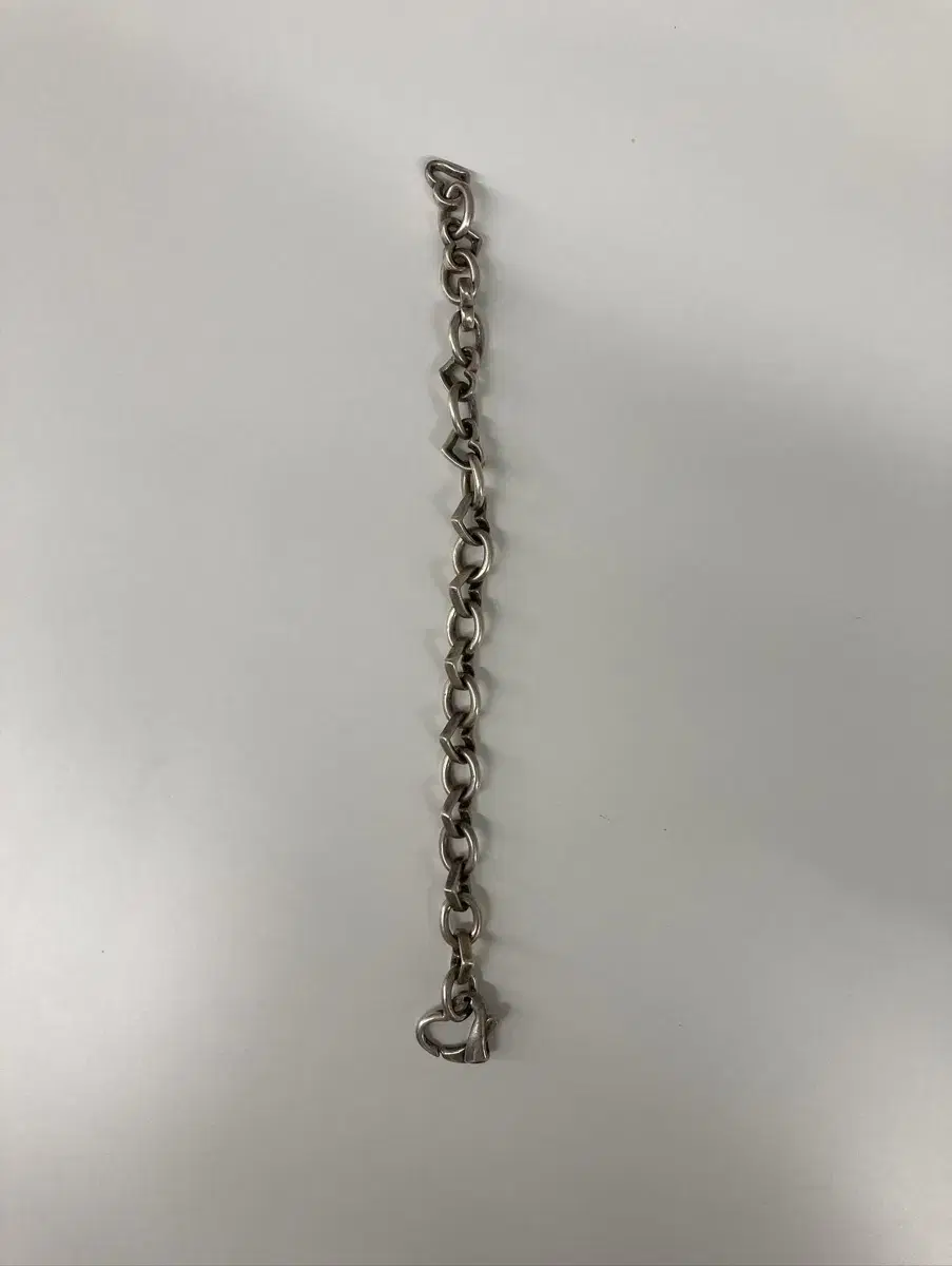 90s Vintage Silver Love Bracelet