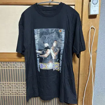 WWE WrestleMania 헐크 호건 락 티셔츠 블랙 L