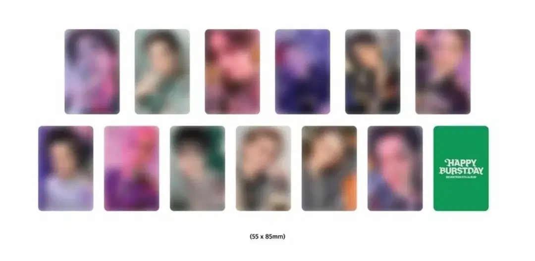 세븐틴 캐럿반 분철 10주년 알라딘 승관 버논