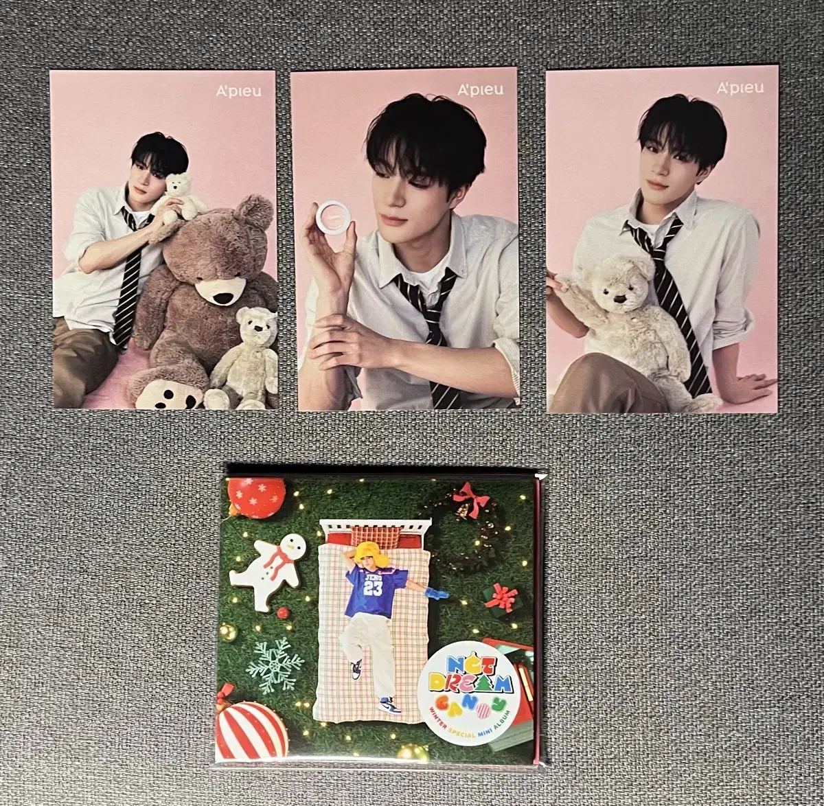 NCT Dream Jeno Apieu Postcard 3 Types Candy Digipack