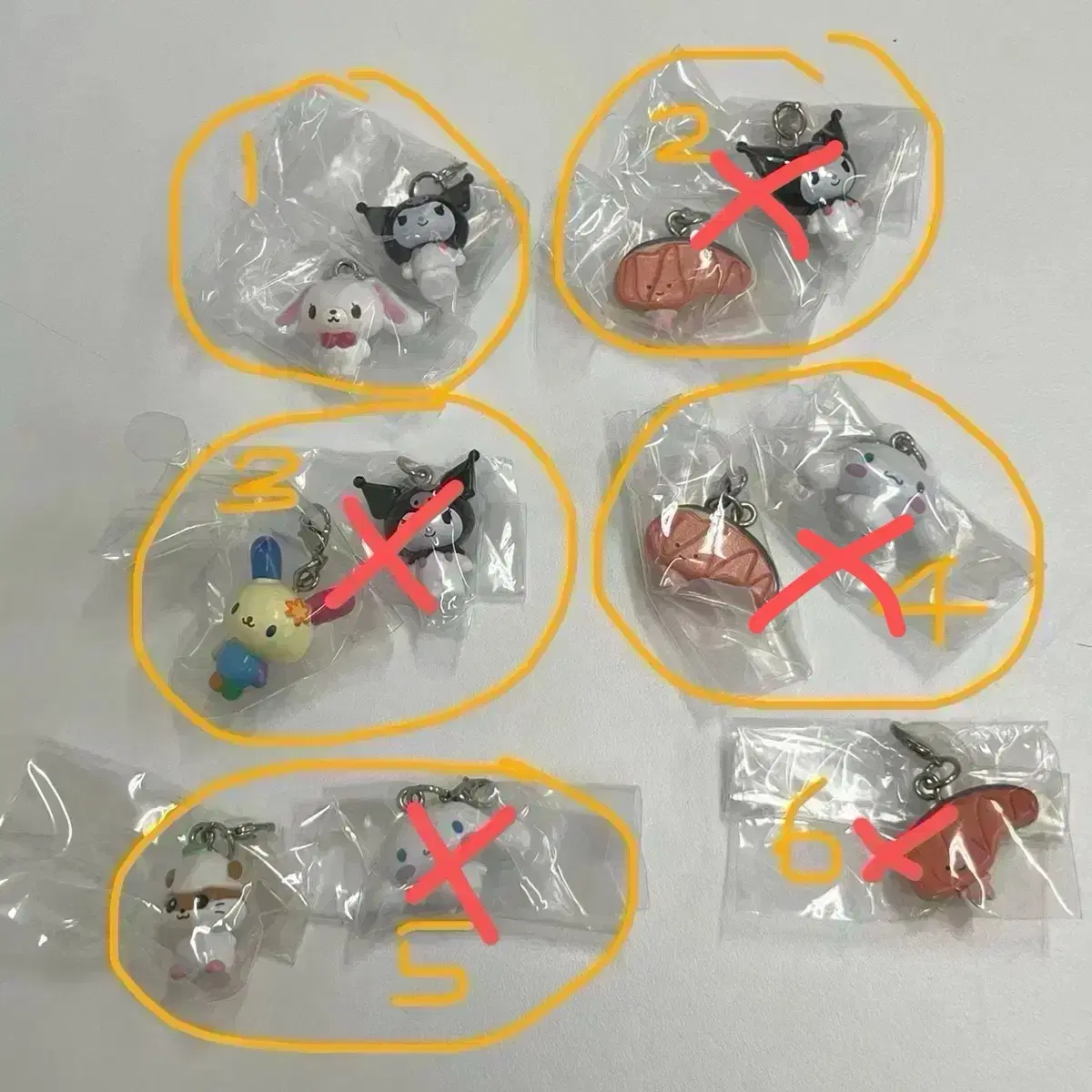 산리오 올스타즈 메지루시 시로우사 우사하나 쿠리링 키리미짱