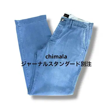 치마라 저널 스탠다드 별주 치노 팬츠 빈티지 가공 chimala