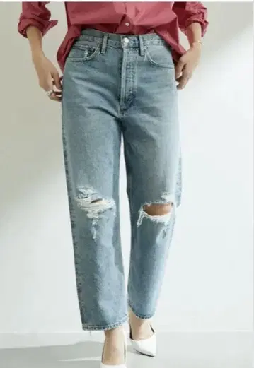 AGOLDE 90's 크롭 데님