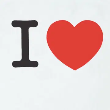 새상품 S 아이 러브 티셔츠 I LOVE NY 뉴욕 하트 화이트