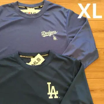 새상품 MLB 다저스 롱T 남성용 메쉬 긴팔 LL XL 2장