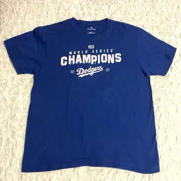 Fanatics 다저스 월드 시리즈 2020 우승 남성용 T 셔츠 MLB