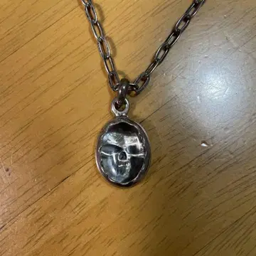 Silver925 각인 실버 스컬 해골 목걸이