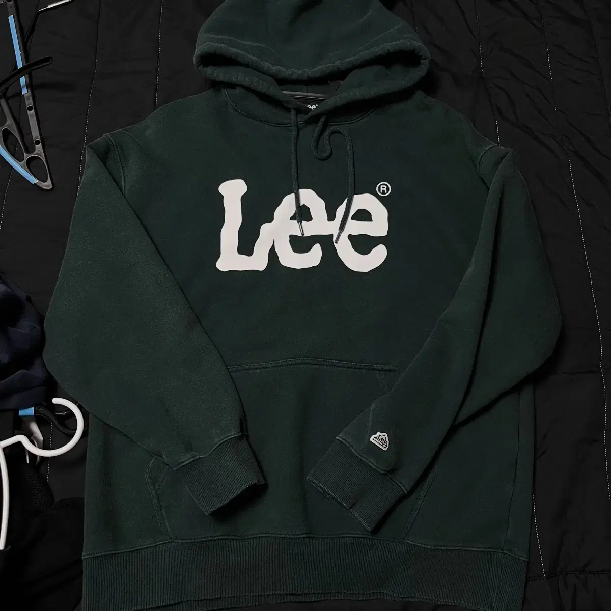 Lee 로고 후드티