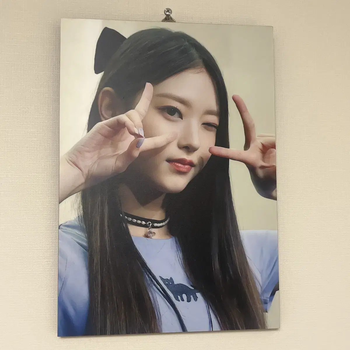 뉴진스 njz 해린 깜냥이 액자
