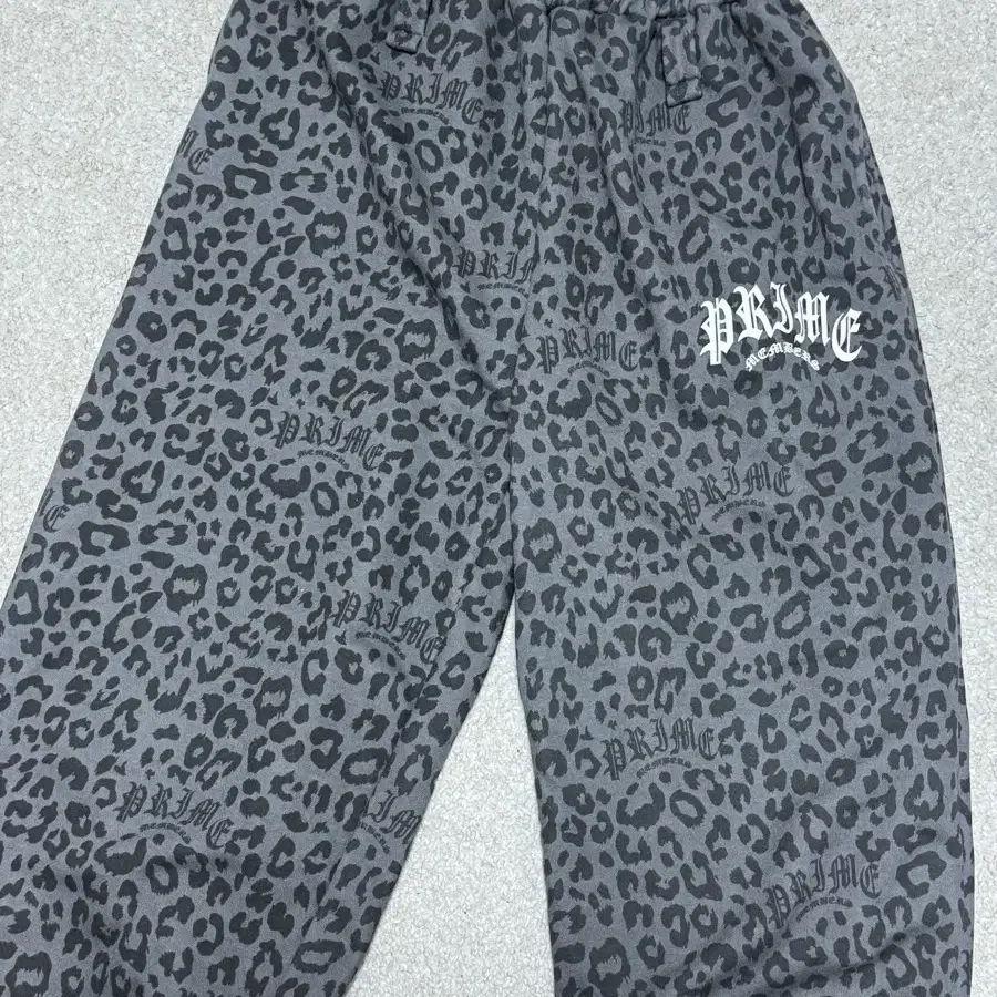 Ahn Yujin wearing Prime Members Leopard Pants (New) on